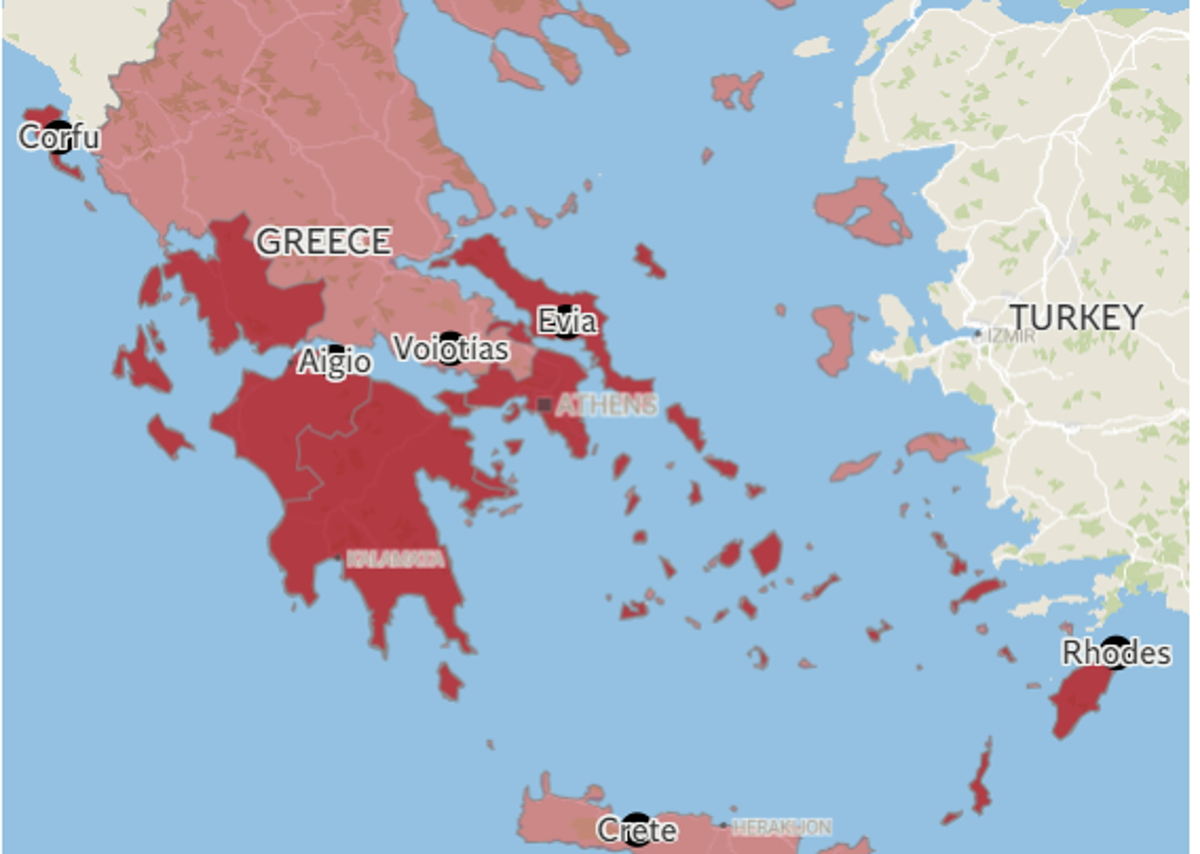 Where are the wildfires? The 9 affected nations mapped